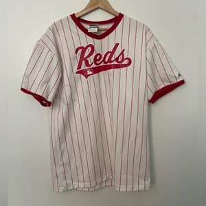 Vintage 1996 Cincinnati Reds Pete Rose Jersey Sz L